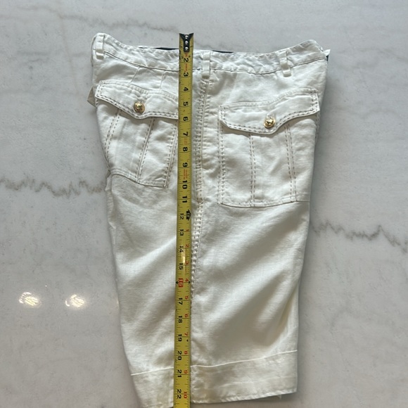 Class Roberto Cavalli Men’s Linen Shorts US Size 32 - Picture 7 of 9